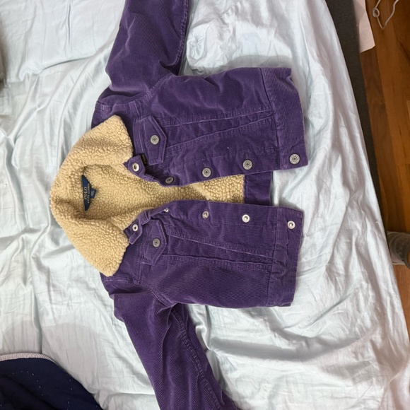Purple corduroy ralph lauren jacket - Picture 2 of 4